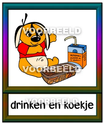 Drinken en koekje