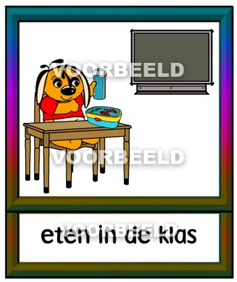 Eten in de klas