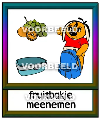 Fruitbakje meenemen