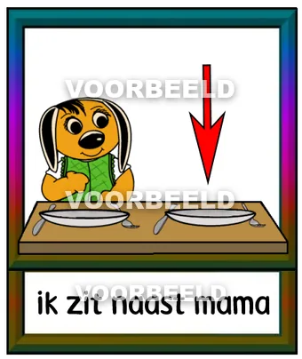 Ik zit naast mama