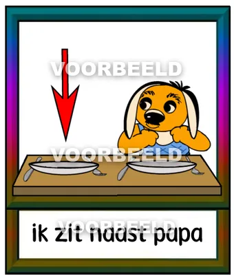 Ik zit naast papa
