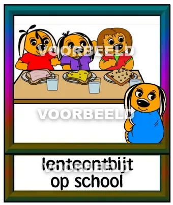 Lente ontbijt op school