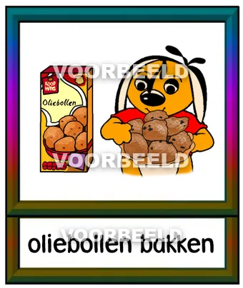 Oliebollen bakken