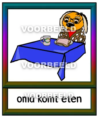 Oma komt eten