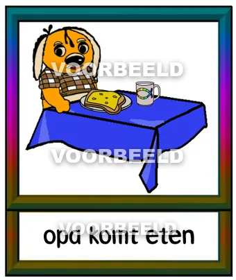 Opa komt eten