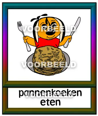 Pannenkoeken eten