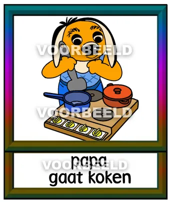 Papa gaat koken