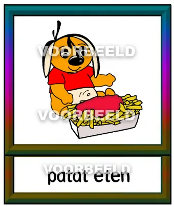 Patat eten