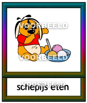 Schepijs eten