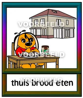 Thuis brood eten