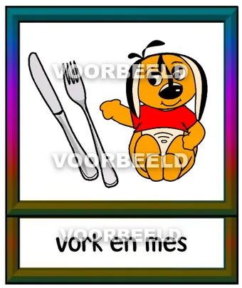 Vork en mes