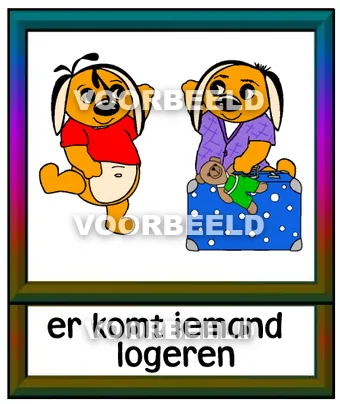 Er komt iemand logeren