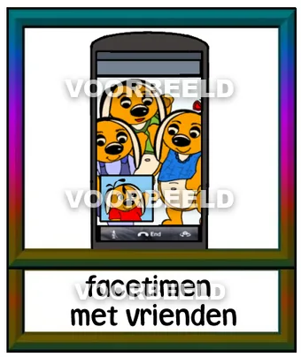 Facetimen met vrienden