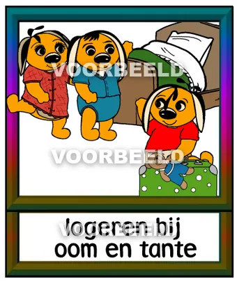 Logeren bij oom en tante