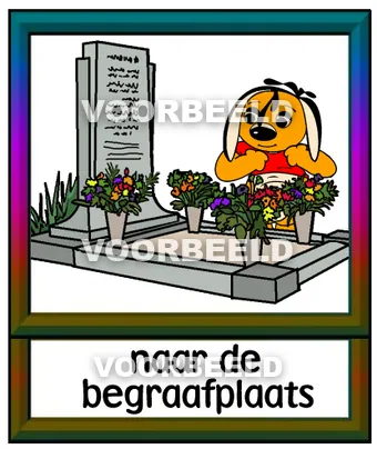 Naar de begraafplaats