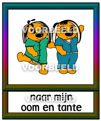 Naar mijn oom en tante