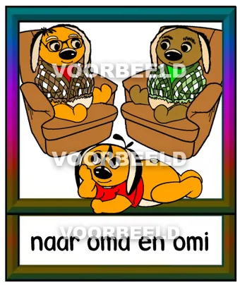 Naar oma en omi