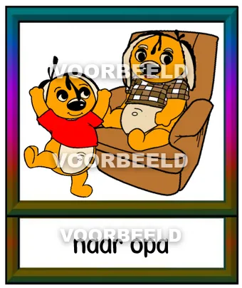 Naar opa