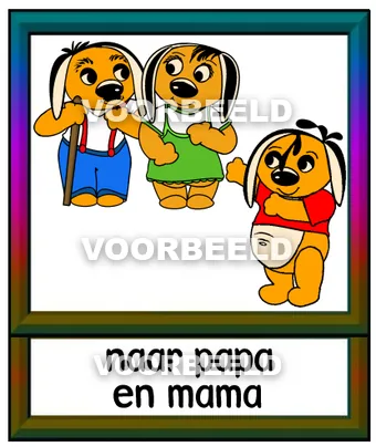 Naar papa en mama