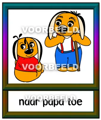 Naar papa toe