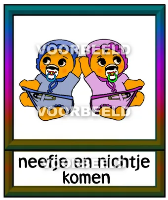Neefje en nichtje komen