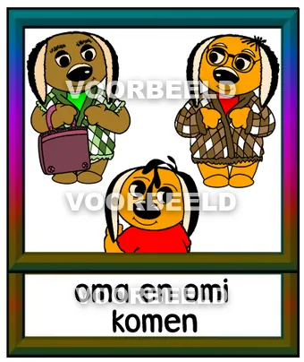 Oma en omi komen