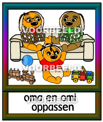 Oma en omi oppassen
