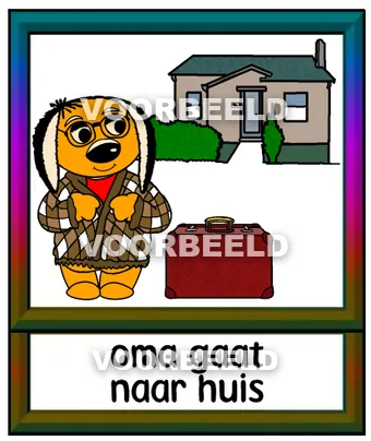 Oma gaat naar huis