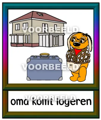 Oma komt logeren