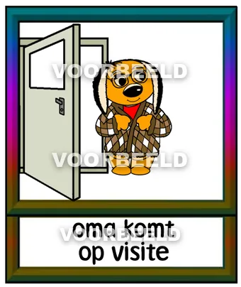Oma komt op viste
