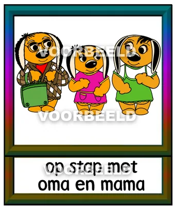 Op stap met oma en mama2