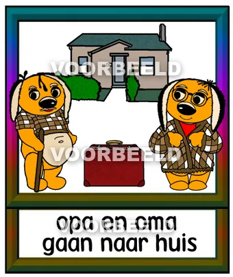 Opa en oma gaan naar huis