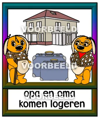 Opa en oma komen logeren