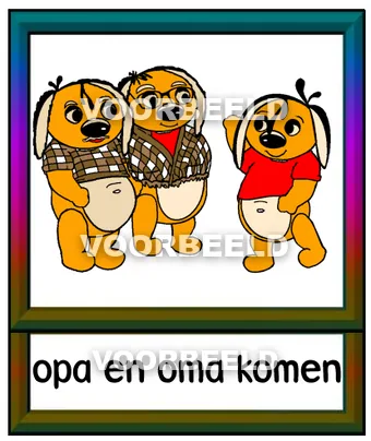 Opa en oma komen