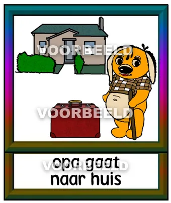 Opa gaat naar huis
