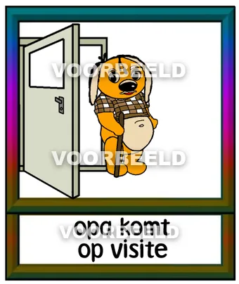 Opa komt op visite