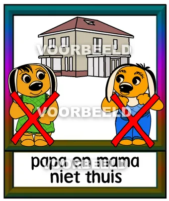 Papa en mama niet thuis
