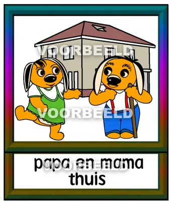 Papa en mama thuis
