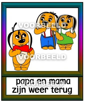 Papa en mama zijn weer terug