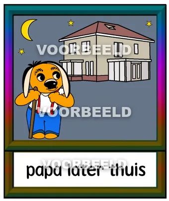 Papa later thuis