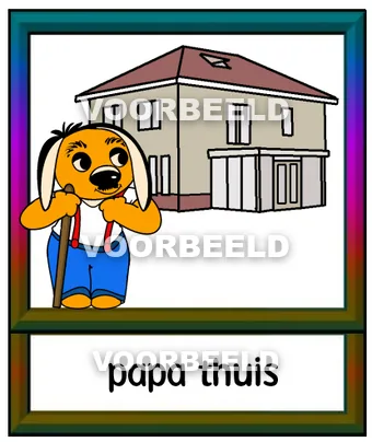 Papa thuis