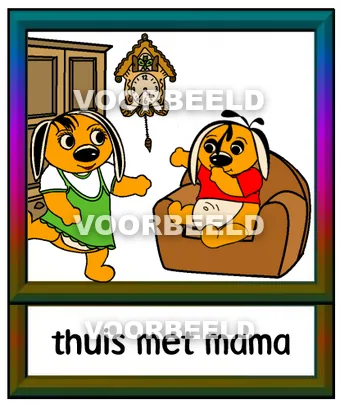Thuis met mama