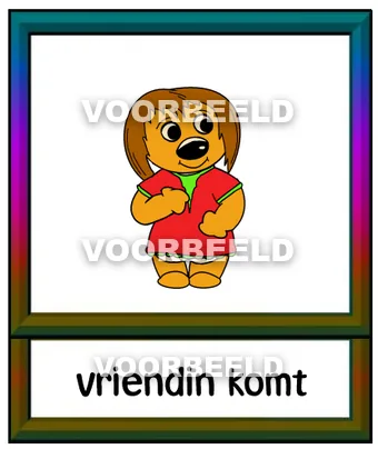 Vriendin komt