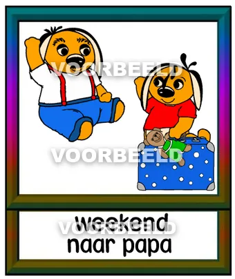 Weekend naar papa