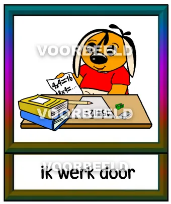 Ik werk door