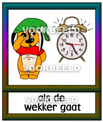 Als de wekker gaat