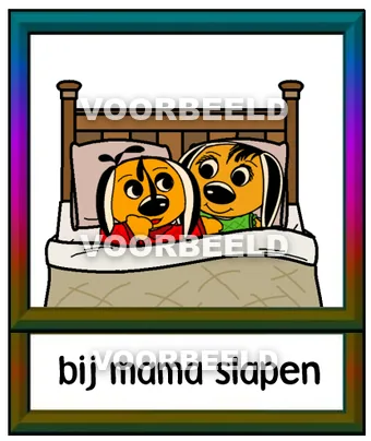 Bij mama slapen