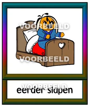 Eerder slapen