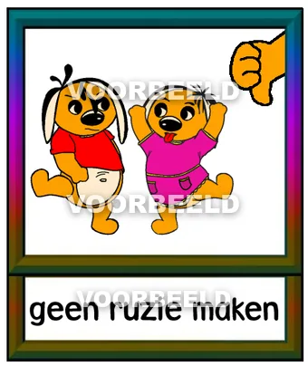 Geen ruzie maken