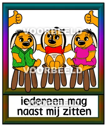 Iedereen mag naast me zitten